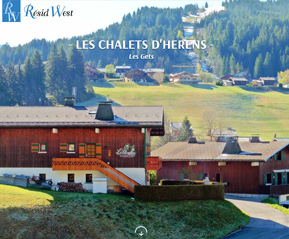 Rendez-vous aux Chalets d'Herens : un mini site pour 18 appartements à la montagne par Resid West Immobilier
